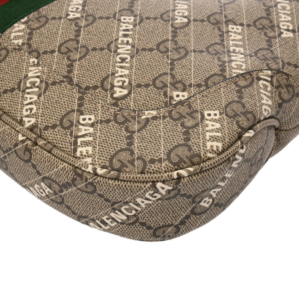 Gucci GG Supreme Jackie Balenciaga Beige Shoulder Bag - Picture 7 of 9